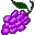 Serviettes Raisins, grape napkins